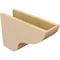 Ekena Millwork 6"W x 18"D x 12"H Classic Greensboro Rough Cedar Woodgrain TimberThane Corbel, Primed Tan CORUR06X18X12GRNRCPR - alternate 2
